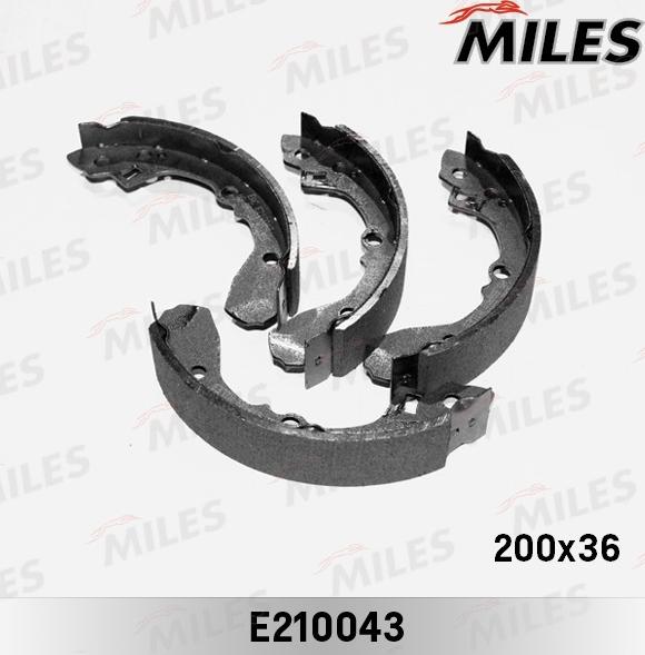 Miles E210043 - Set saboti frana aaoparts.ro