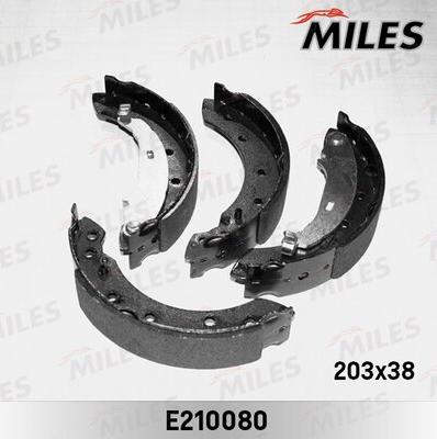 Miles E210080 - Set saboti frana aaoparts.ro