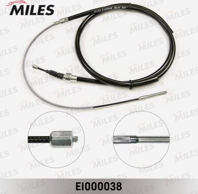 Miles EI000038 - Cablu, frana de parcare aaoparts.ro