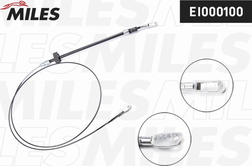 Miles EI000100 - Cablu, frana de parcare aaoparts.ro
