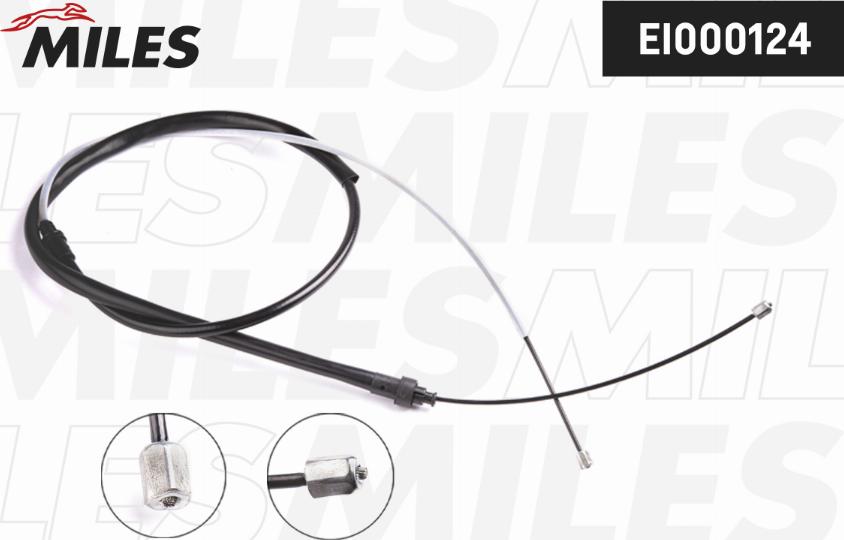 Miles EI000124 - Cablu, frana de parcare aaoparts.ro