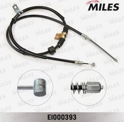 Miles EI000393 - Cablu, frana de parcare aaoparts.ro