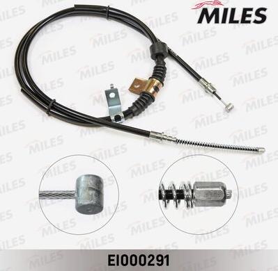 Miles EI000291 - Cablu, frana de parcare aaoparts.ro