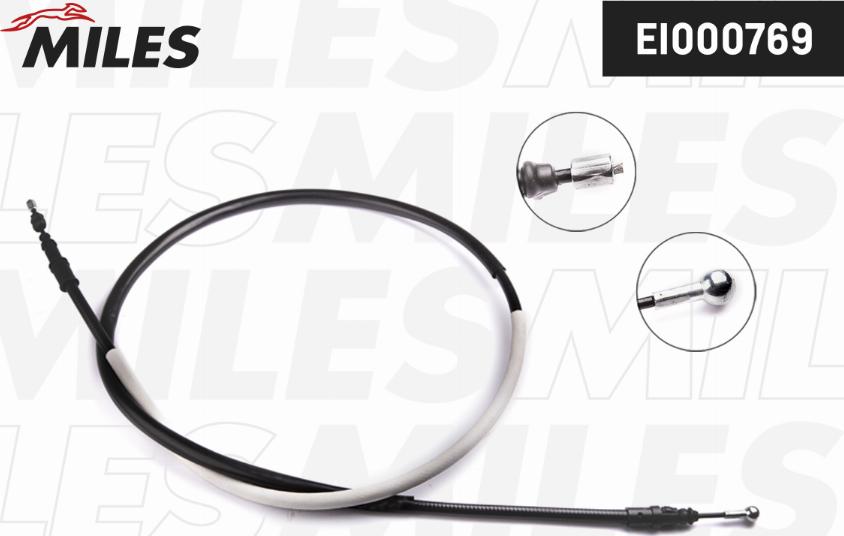 Miles EI000769 - Cablu, frana de parcare aaoparts.ro
