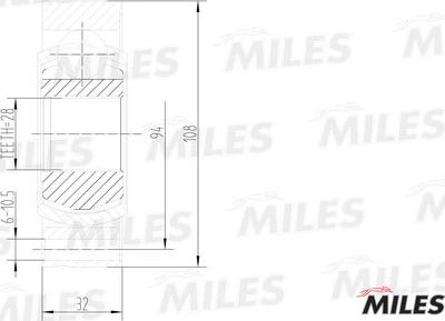 Miles GA10036 - Set articulatie, planetara aaoparts.ro