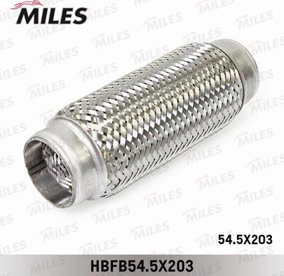 Miles HBFB54.5X203 - Teava flexibila, esapament aaoparts.ro