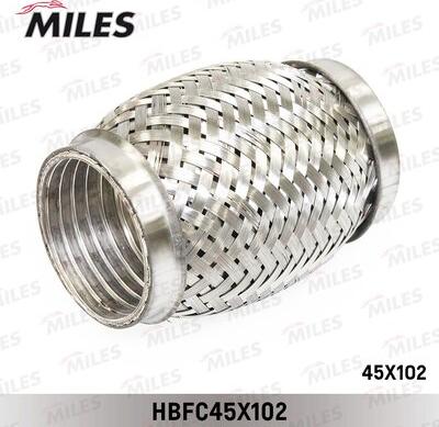 Miles HBFC45X102 - Teava flexibila, esapament aaoparts.ro