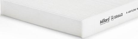 Millard FILTERS MC-58663 - Filtru, aer habitaclu aaoparts.ro