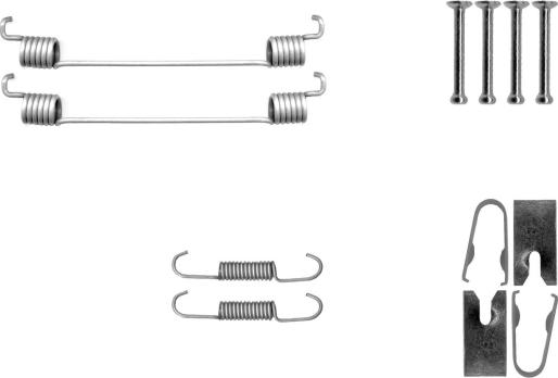 Mintex MBA40 - Set accesorii, sabot de frana aaoparts.ro