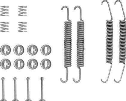 Mintex MBA548 - Set accesorii, sabot de frana aaoparts.ro