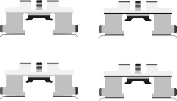 Mintex MBA1677 - Set accesorii, placute frana aaoparts.ro