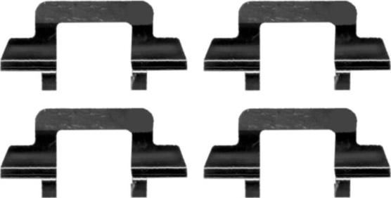 Mintex MBA1243 - Set accesorii, placute frana aaoparts.ro