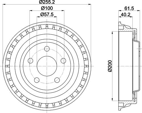 Mintex MBD379 - Tambur frana aaoparts.ro