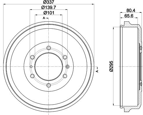 Mintex MBD374 - Tambur frana aaoparts.ro