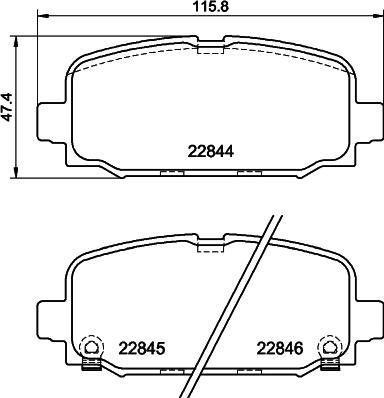 Mintex MDB4069 - Set placute frana,frana disc aaoparts.ro