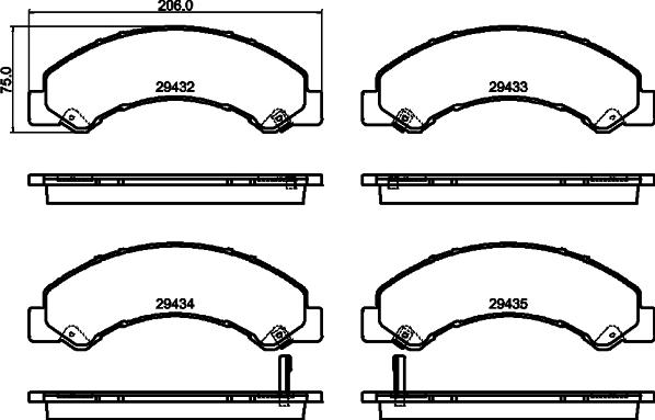 Mintex MDB4120 - Set placute frana,frana disc aaoparts.ro