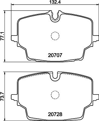 Mintex MDB4380 - Set placute frana,frana disc aaoparts.ro