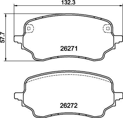 FORD AUSTRALIA KTL1TC2K021AA - Set placute frana,frana disc aaoparts.ro