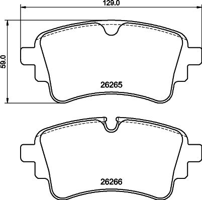 Mintex MDB4280 - Set placute frana,frana disc aaoparts.ro