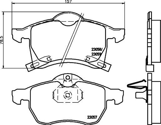 Mintex MDB1907 - Set placute frana,frana disc aaoparts.ro
