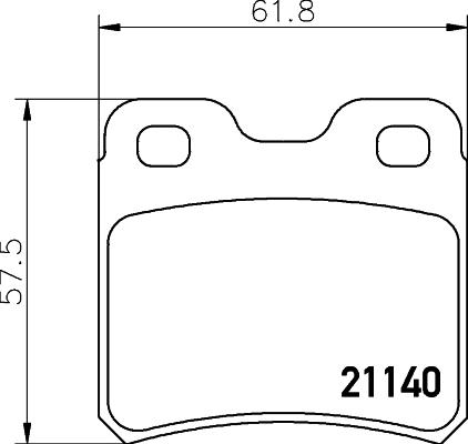 Mintex MDB1385 - Set placute frana,frana disc aaoparts.ro