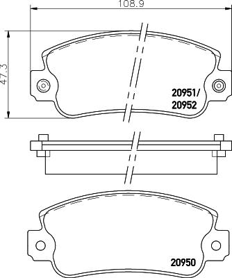 Mintex MDB1218 - Set placute frana,frana disc aaoparts.ro
