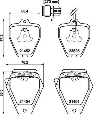 Mintex MDB1751 - Set placute frana,frana disc aaoparts.ro
