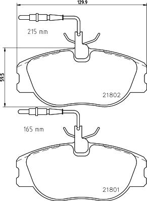 Mintex MDK0174 - Set frana, frana disc aaoparts.ro