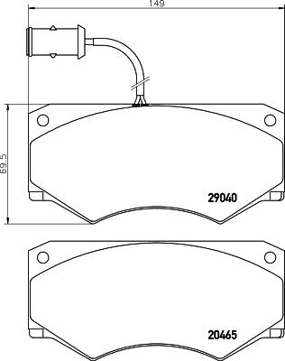 Mintex MDB1730 - Set placute frana,frana disc aaoparts.ro