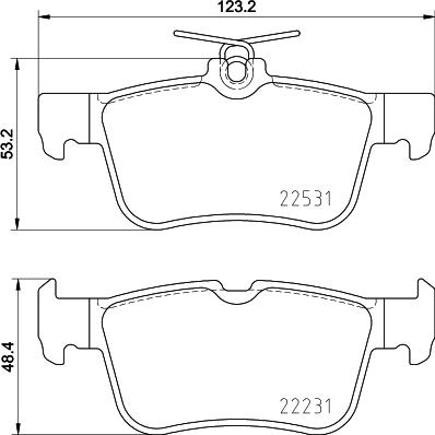 Mintex MDB83950 - Set placute frana,frana disc aaoparts.ro