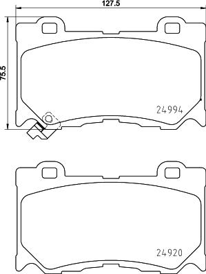 Mintex MDB3109 - Set placute frana,frana disc aaoparts.ro