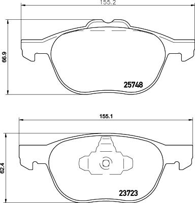 Mintex MVK0022 - Set frana, frana disc aaoparts.ro