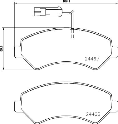 Mintex MVK0012 - Set frana, frana disc aaoparts.ro
