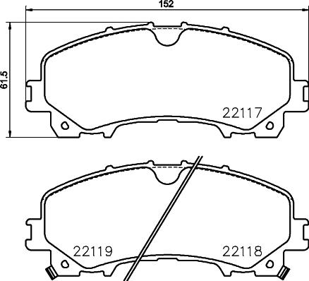 Mintex MDB3748 - Set placute frana,frana disc aaoparts.ro