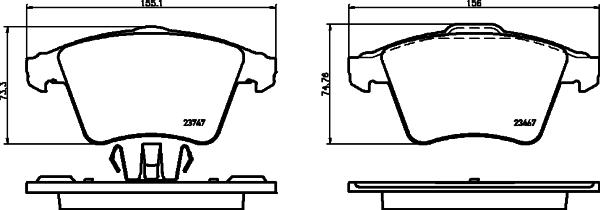 Mintex MDB2942 - Set placute frana,frana disc aaoparts.ro