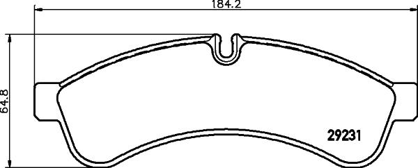 Mintex MDB2906 - Set placute frana,frana disc aaoparts.ro