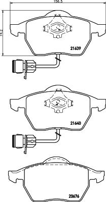 Mintex MDB2507 - Set placute frana,frana disc aaoparts.ro