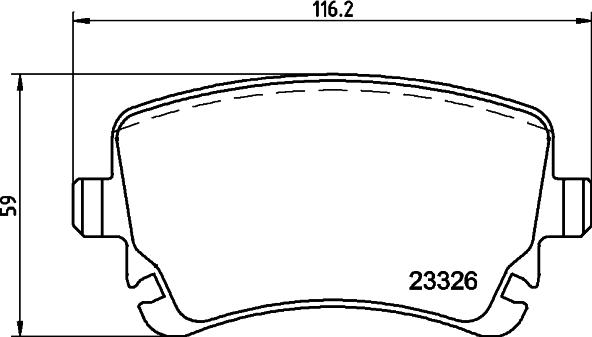 Mintex MDB2673 - Set placute frana,frana disc aaoparts.ro