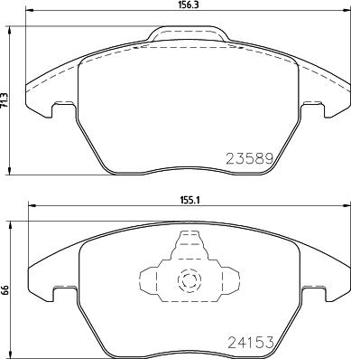 Mintex MDB2672 - Set placute frana,frana disc aaoparts.ro