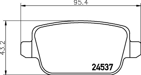 Mintex MDB2887 - Set placute frana,frana disc aaoparts.ro