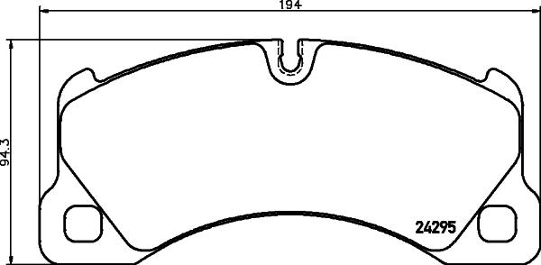 Mintex MDB2833 - Set placute frana,frana disc aaoparts.ro