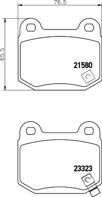 Mintex MDB2342 - Set placute frana,frana disc aaoparts.ro