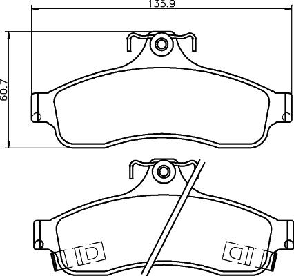 Mintex MDB2307 - Set placute frana,frana disc aaoparts.ro