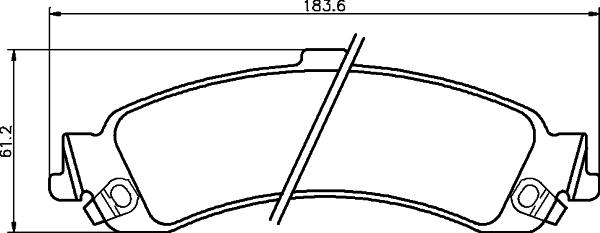 Mintex MDB2322 - Set placute frana,frana disc aaoparts.ro