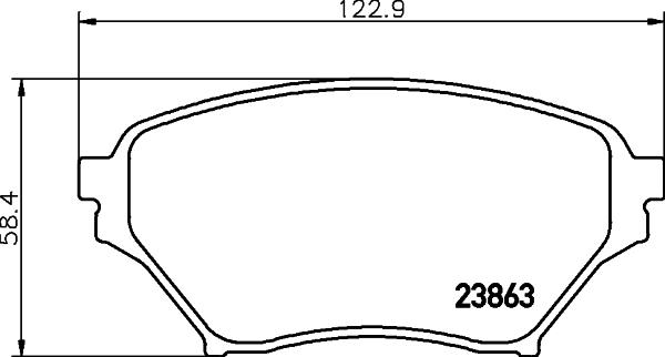 Mintex MDB2248 - Set placute frana,frana disc aaoparts.ro