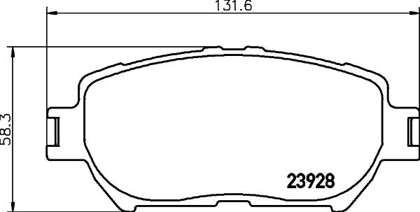 ADVICS-SEA A1N174T - Set placute frana,frana disc aaoparts.ro