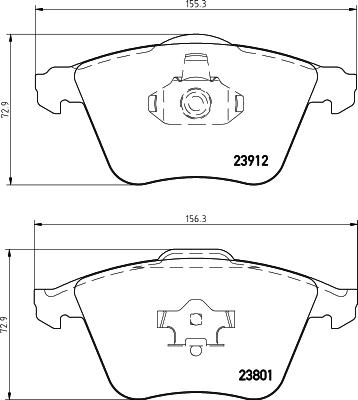 Mintex MDB2749 - Set placute frana,frana disc aaoparts.ro