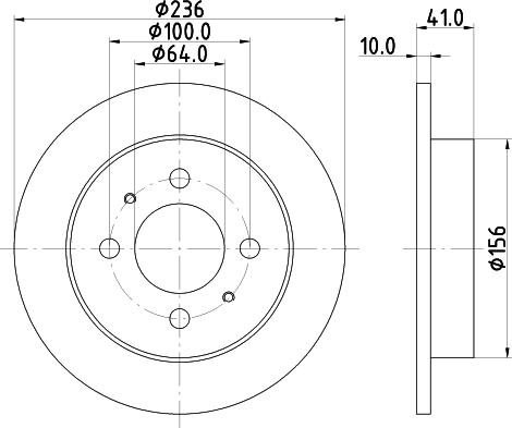 Mintex MDC1983 - Disc frana aaoparts.ro