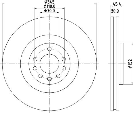 Mintex MDC2385 - Disc frana aaoparts.ro