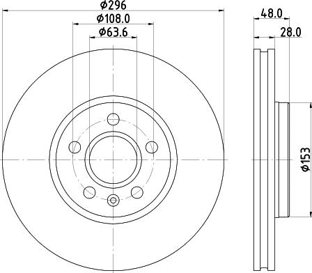 Mintex MDC2762 - Disc frana aaoparts.ro